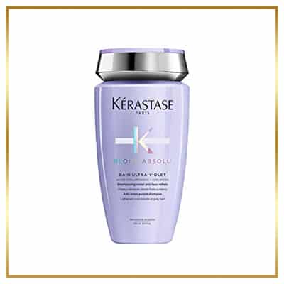 Ultra Violet Shampoo to neutralize unwanted yellow tones KERASTASE